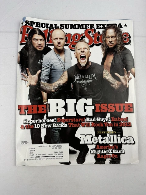 Metallic. Click ROLLING STONE MAGAZINE May 31 2012 Metallica Subscriber Bonus Edition M ...