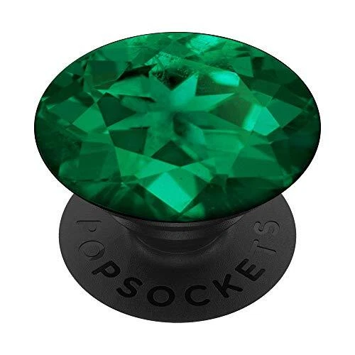 May Birthstone Emerald Fits PopGrip: Swappable Grip for Phones & Tabl