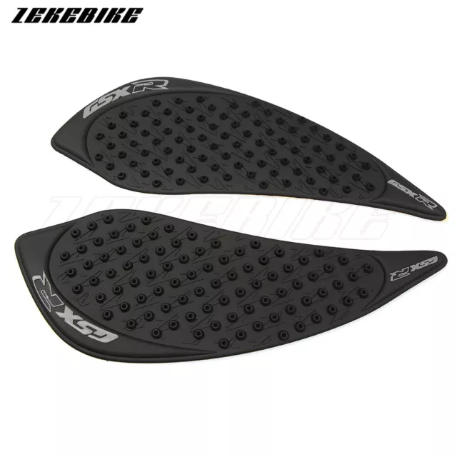 Tappetini Serbatoio Laterali Adesivo Decalcomania per Suzuki GSXR1000 GSXR 1000 2009-2015 Nero