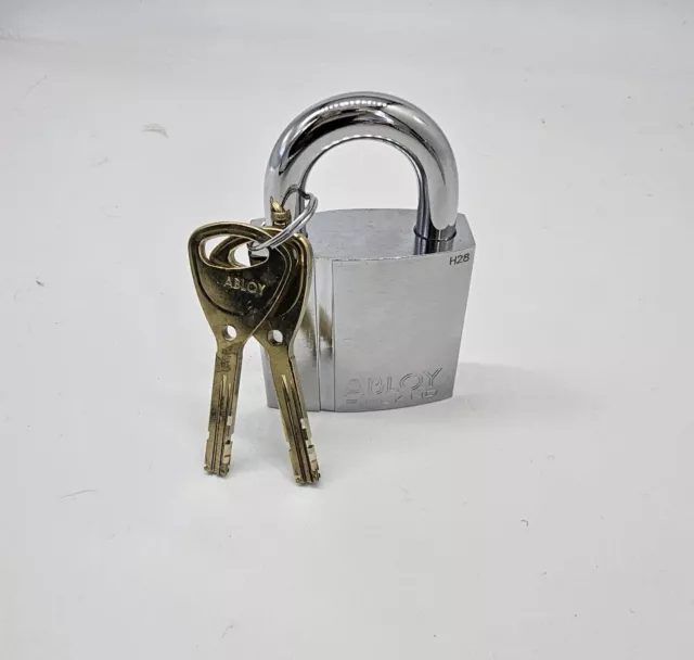 Abloy Finland 341 Enforcer Padlock High Security Lock With 2 Unique Keys 2