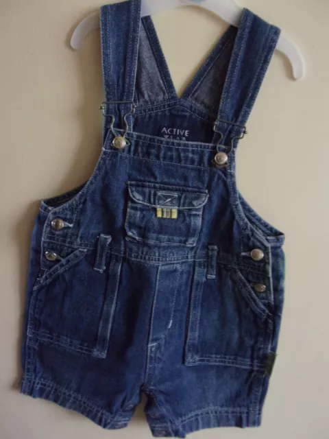 Réf.434  Bébé  SALOPETTE courte en jean Marque ACTIVE WEAR  Taille 18 mois / 81