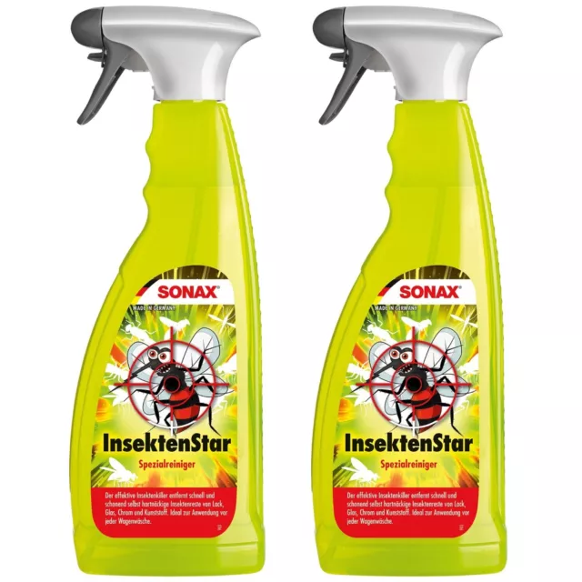 2x Paquet Sonax Insekten-Star Insect Insekten-Reiniger Nettoyage Spray