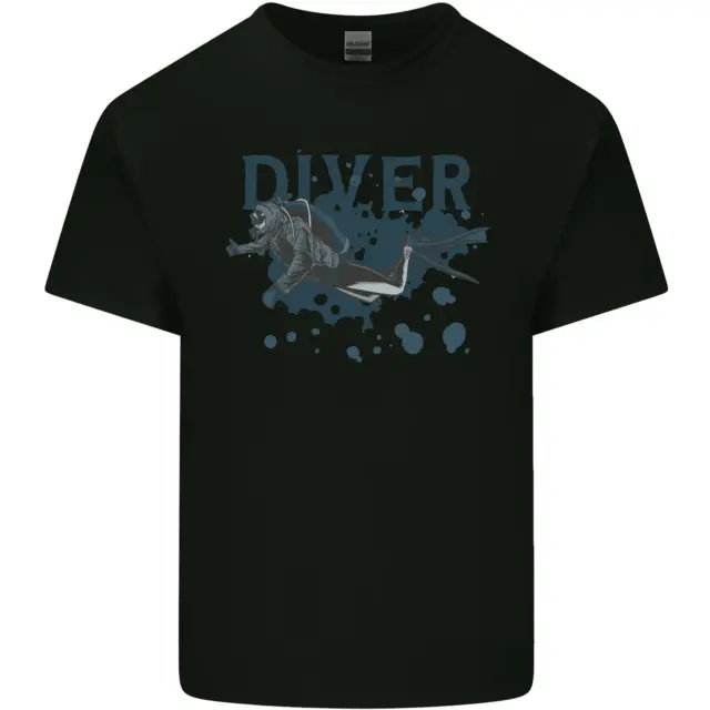 Scuba Diving Diver Mens Cotton T-Shirt Tee Top
