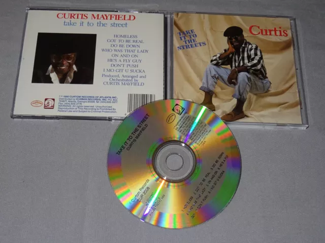 Curtis Mayfield - Take It To The Street / Usa-Album-Cd 1990 (Mint-)