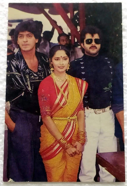 Acteur de Bollywood Anil Kapoor Madhuri Dixit Chunky Pandey Carte postale...