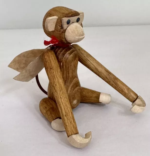 Vintage Kay Bojesen Style Japanese Wooden Monkey