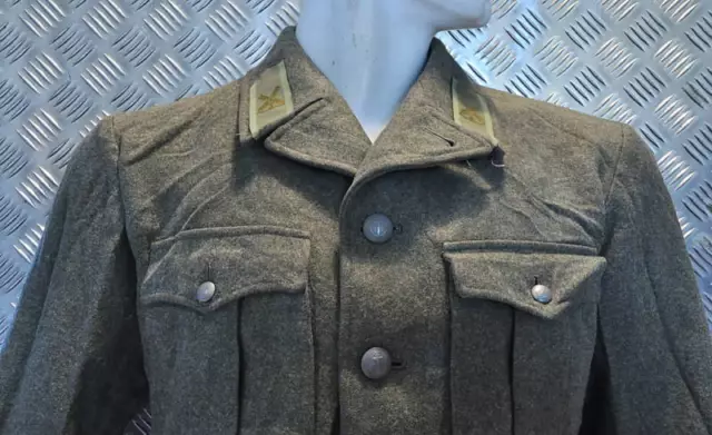 Genuino Sueco M39 Army Ajustado Chaqueta de Lana 1940's WWII - Talla 96cms Pecho