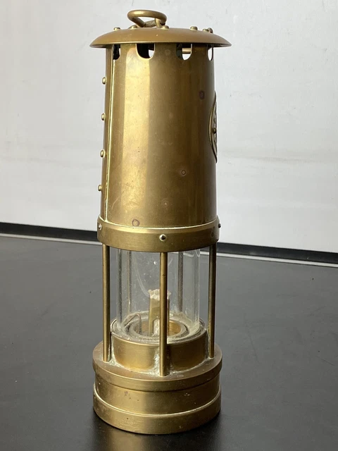 E. Thomas & Williams Aberdare Cambrian Welsh Brass Miners Lamp 11292 7