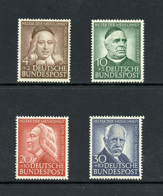P909 Deutschland 1953 Relief Fund 4v. MNH