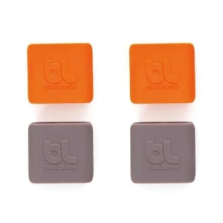 Bluelounge CableClip range-câbles et serre-câbles Gris, Orange 4 pièce(s)