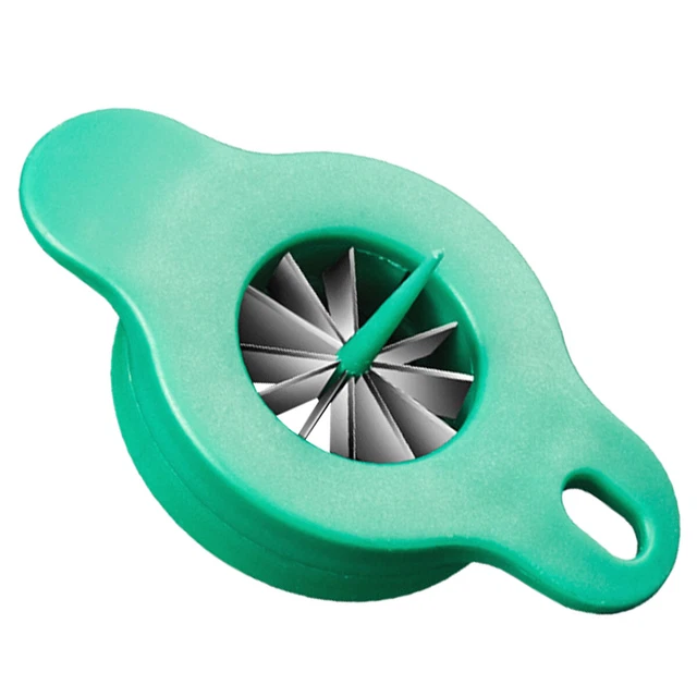 VEGETABLE CUTTER STAINLESS Steel Food Slicer with 12 Blades Portable ∴