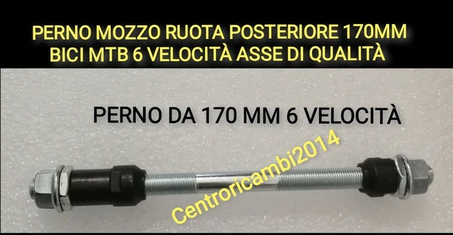 Rms Perno Mozzo Anteriore Mtb 3/8 X 135mm - Hubs/pivots/free Wheel
