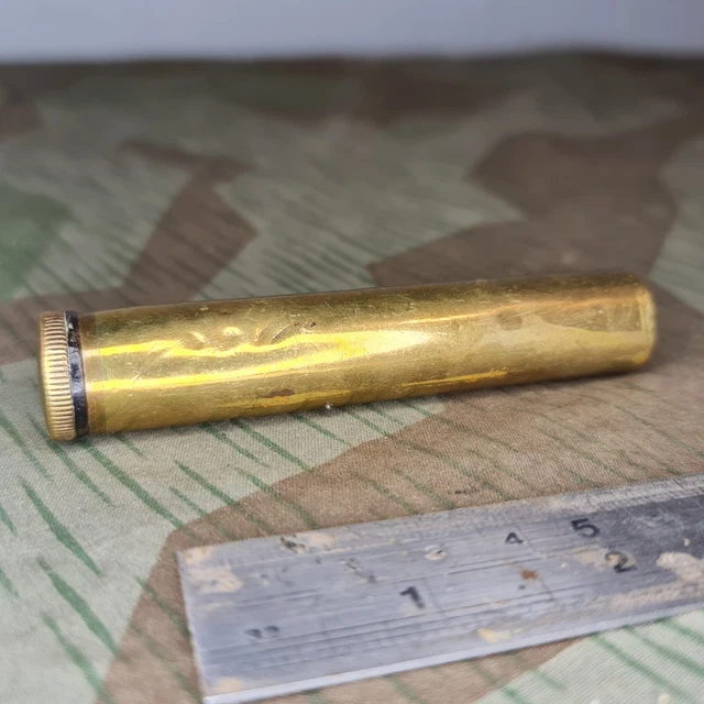 ORIGINAL WW1 / WW2 British Army SMLE Lee Enfield Rifle Brass Oil Bottle