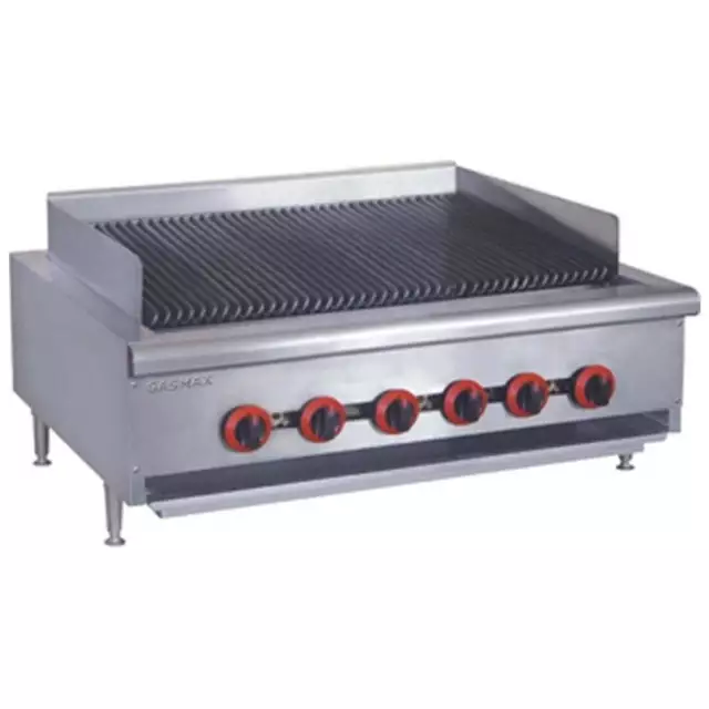 QR-36ELPG LPG Gas 6 Burner Char Grill Top GRS-QR-36ELPG