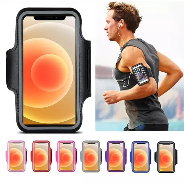 Running Armband Touch Screen Phone Holder Sports Bag For iPhone 6 7 8 Plus XS XR