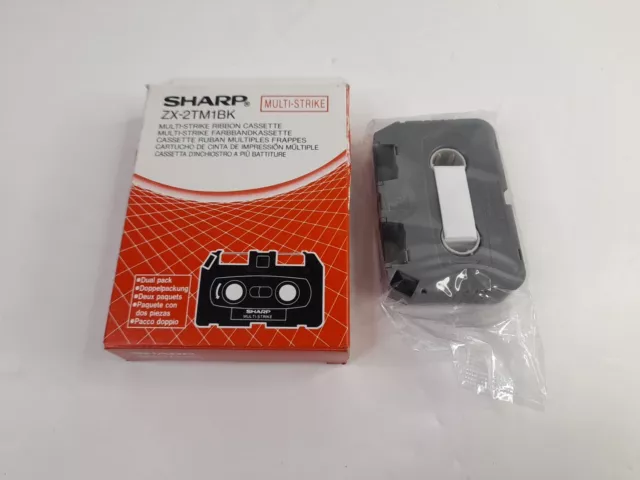 Sharp Font Writer ZX-2TM1BK Multi-Strike Ribbon (Single Cassette) Sealed New