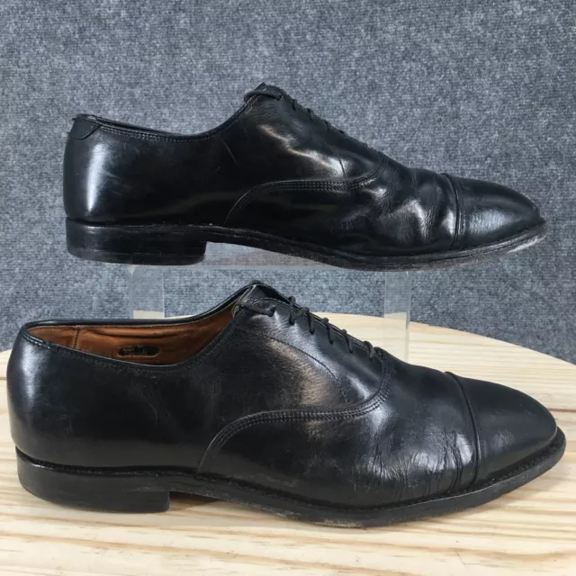 Allen Edmonds Shoes Mens 11 Park Avenue Cap Toe Dress Lace Oxford Black Leather