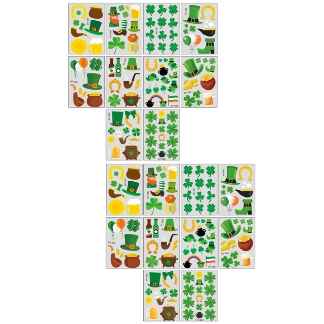 20 Pcs Tatouage Stickers Faux Articles De Fête Enfant Mini-étiquettes Etiquette