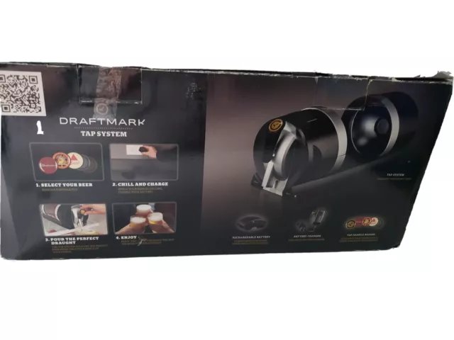 Draftmark Beer Home Tap System  TM Anheuser-Busch.  Fits in Fridge. CLEARANCE