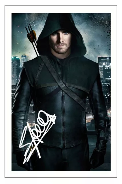 Stephen Amell Signed Photo Print Autograph Arrow