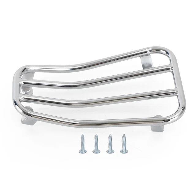 Piastra Portapacchi Cromata Per Pedana Per Vespa Primavera Sprint 50 125 150 Cc