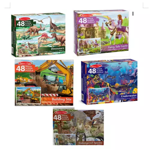5  Brand New Melissa And Doug 48 Piece Floor Puzzle Great Deal