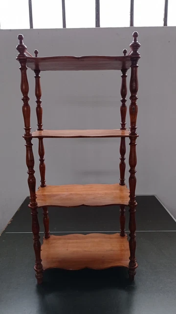 Etagere in ciliegio originale del 1800