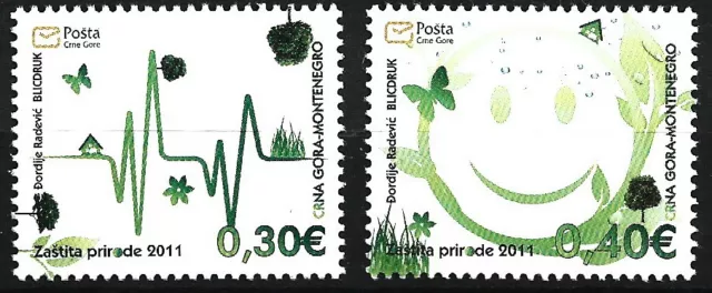 Montenegro - Naturschutz Satz postfrisch 2011 Mi. 272-273