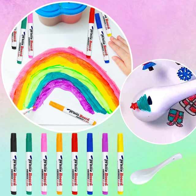 Magics Water Painting Pen Erasable Floating Marker Color Floating Pen For