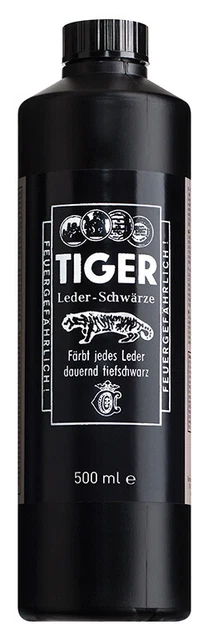 Bense & Eicke Tiger Cuero Negro 500ml para Reparar Cuero Rallado