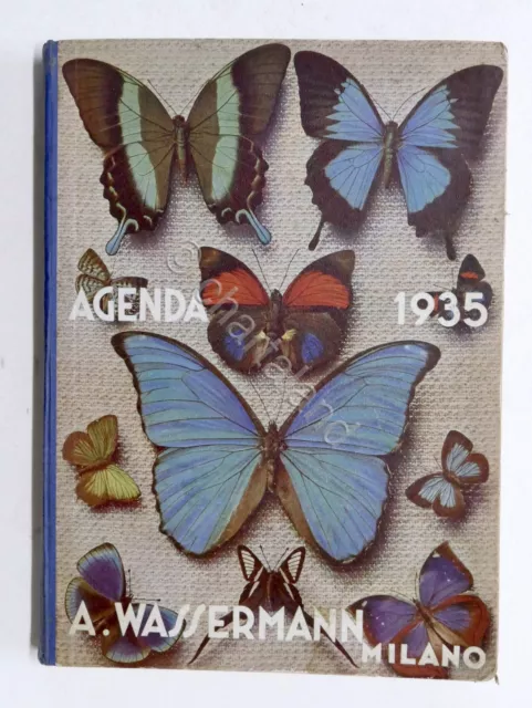 Farmaceutica - Agenda 1935 - A. Wassermann - Milano