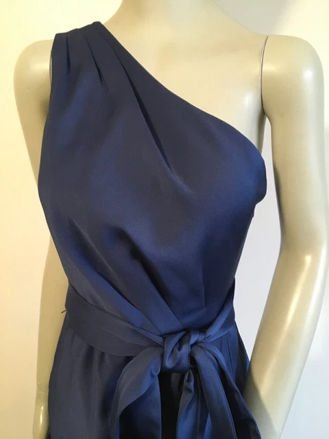 long chiffon bridesmaid dresses One Shoulder Unique Peach Chiffon Floor Length Slit Bridesmaid Dress