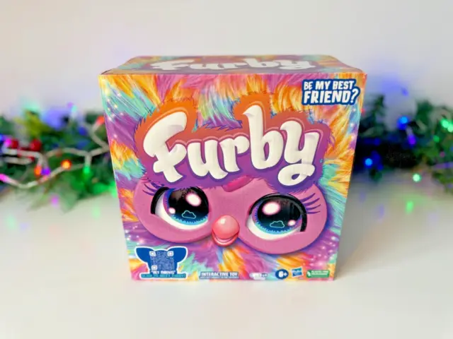 Furby Interactive Tie Dye Plush Toy - English Version - BRAND NEW & BOXED
