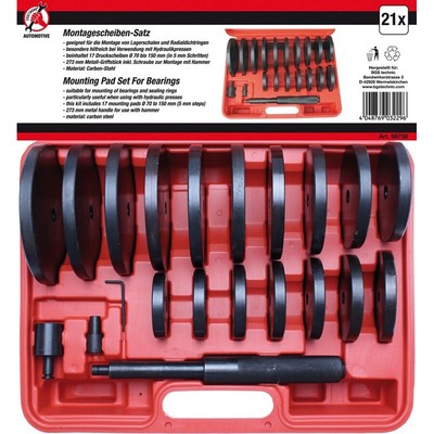 Code BGS98467 FBGS98467 KRAFTMANN Wor Kraftmann 52-piece Wheel Portant Mounting Disc Set 