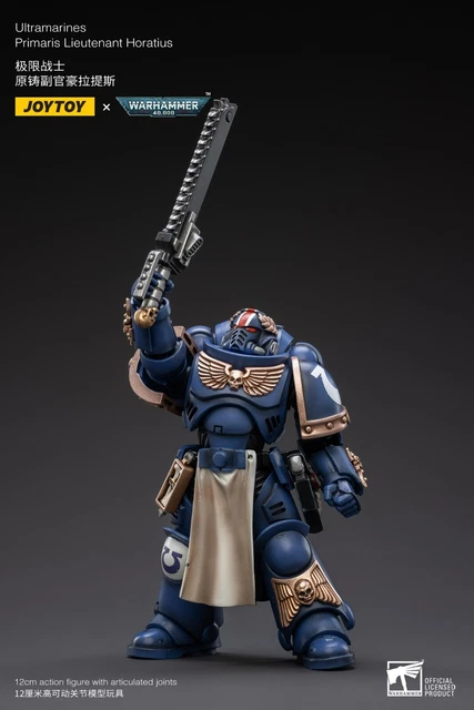 Warhammer 40k Action Figure 1/18 Ultramarines Primaris Chaplain Brother Varus 12 Cm Joy Toy Cn 6973130375567