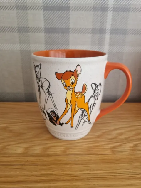 RARE Classic Collection Bambi and Flower Mug Bambi  Disney Classics Cup Sketch