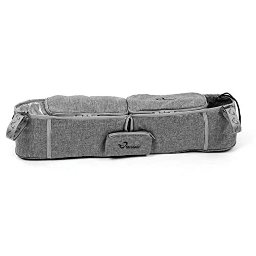 StrollAir Universal Double Stroller Organizer Insulated Cup Holder Caddy Cons...