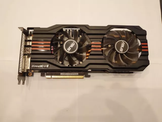 ASUS Radeon HD 7870 DirectCU II 2GB GDDR5 PCI-Express 3.0 USED GPU Fully tested