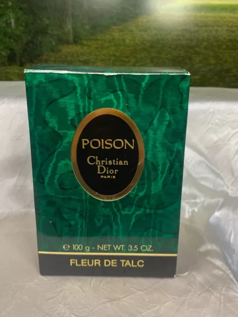 Christian Dior Poison 100g Fleur de Talc Perfumed Talcum Powder (new with box)