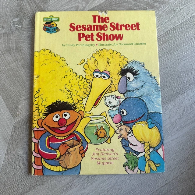 The Sesame Street Pet Show Hardcover Book Club Book 1980