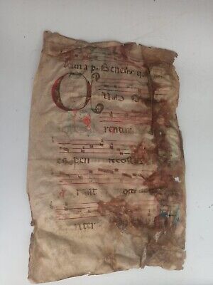 Pergamena Manoscritto documento Christi Nomine Amen Budrio Bologna Anno 1545 