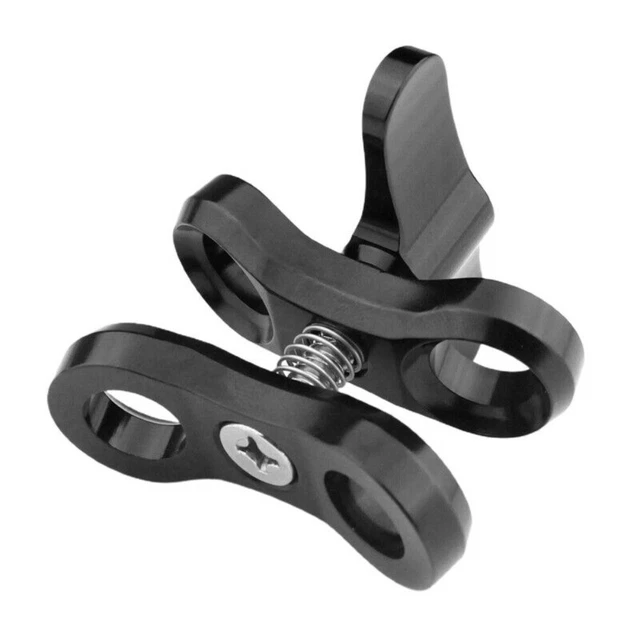 Ball Head Clamp Tripod Butterfly Clip Diving Light Bracket Clip Connector