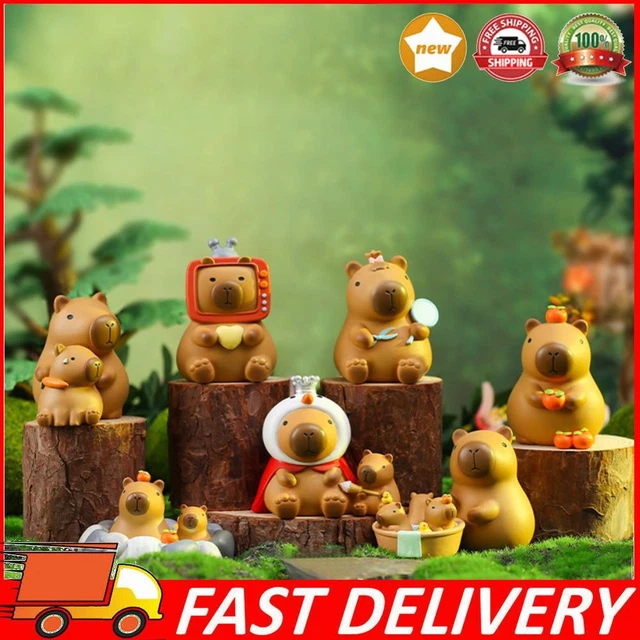 CAPYBARA BLIND BOX Resin Simulation Figure Capybara Capybara Action ...