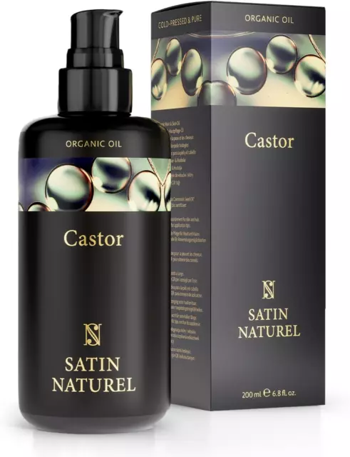 CASTOR OIL ORGANIC 200Ml, Hair Growth Oil - Natural Hair Oil & Eyelash ...