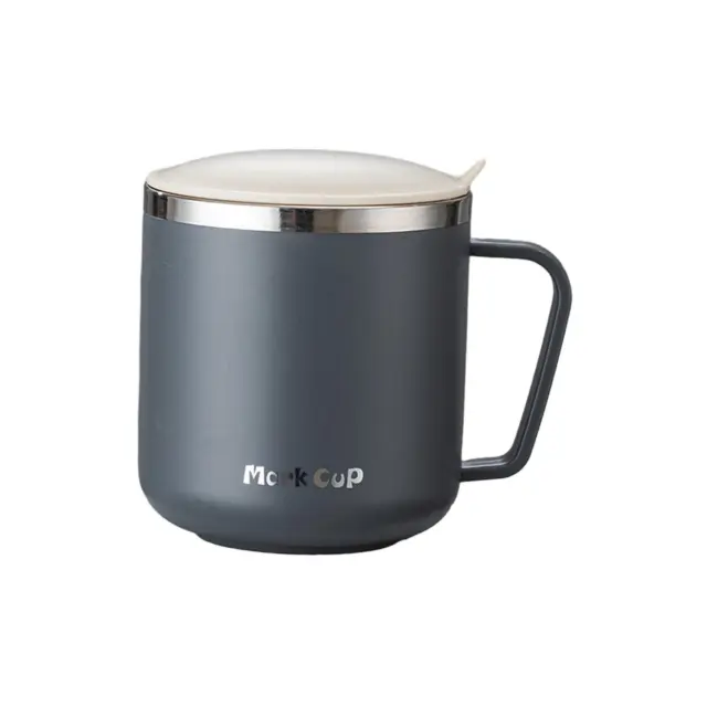 Stainless Steel Coffee Mugs Reusable Double Walled Metal Drinking Cup Heat