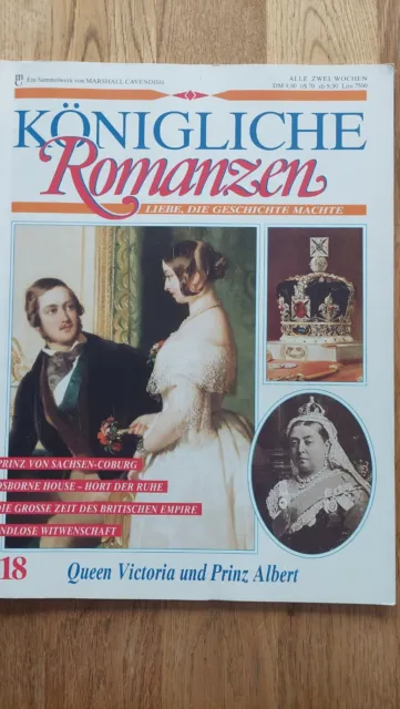 Königliche Romanzen Heft 18   Queen Viktoria und Prinz Albert