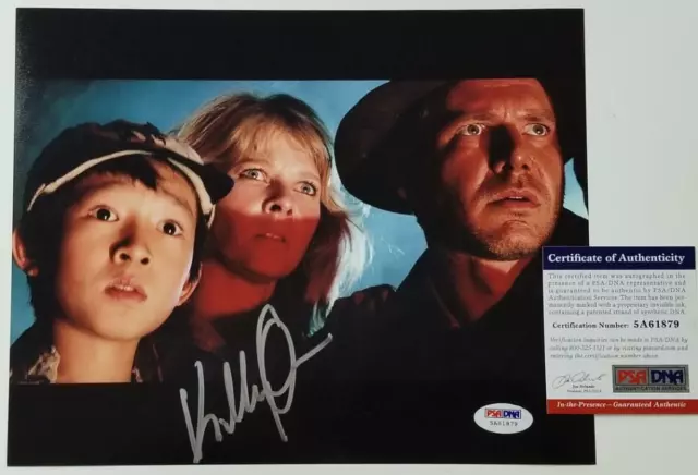 Jonathan Ke Quan signed Indiana Jones 8x10 Photo #4 Autograph ~ PSA/DNA COA