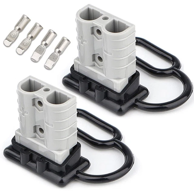 Connecteurs de prise de haute qualité 6AWG 50 AMP 2x pack 1224V DC pour style A