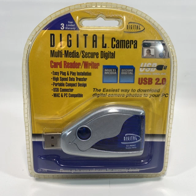 Nueva Cámara Digital Multimedia/Seguro Lector/Escritor de Tarjetas Digitales USB 2.0