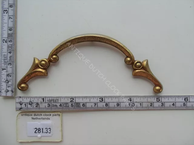 Original Plastic Ornament For A German Schmid Mantel Or Neuchateloise Clock